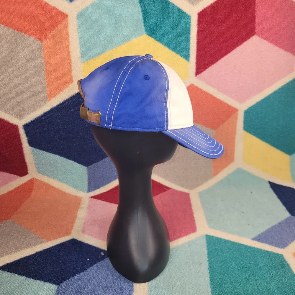 American Needle Chicago Cubs Cooperstown Collection Blue Strapback Hat Baseball